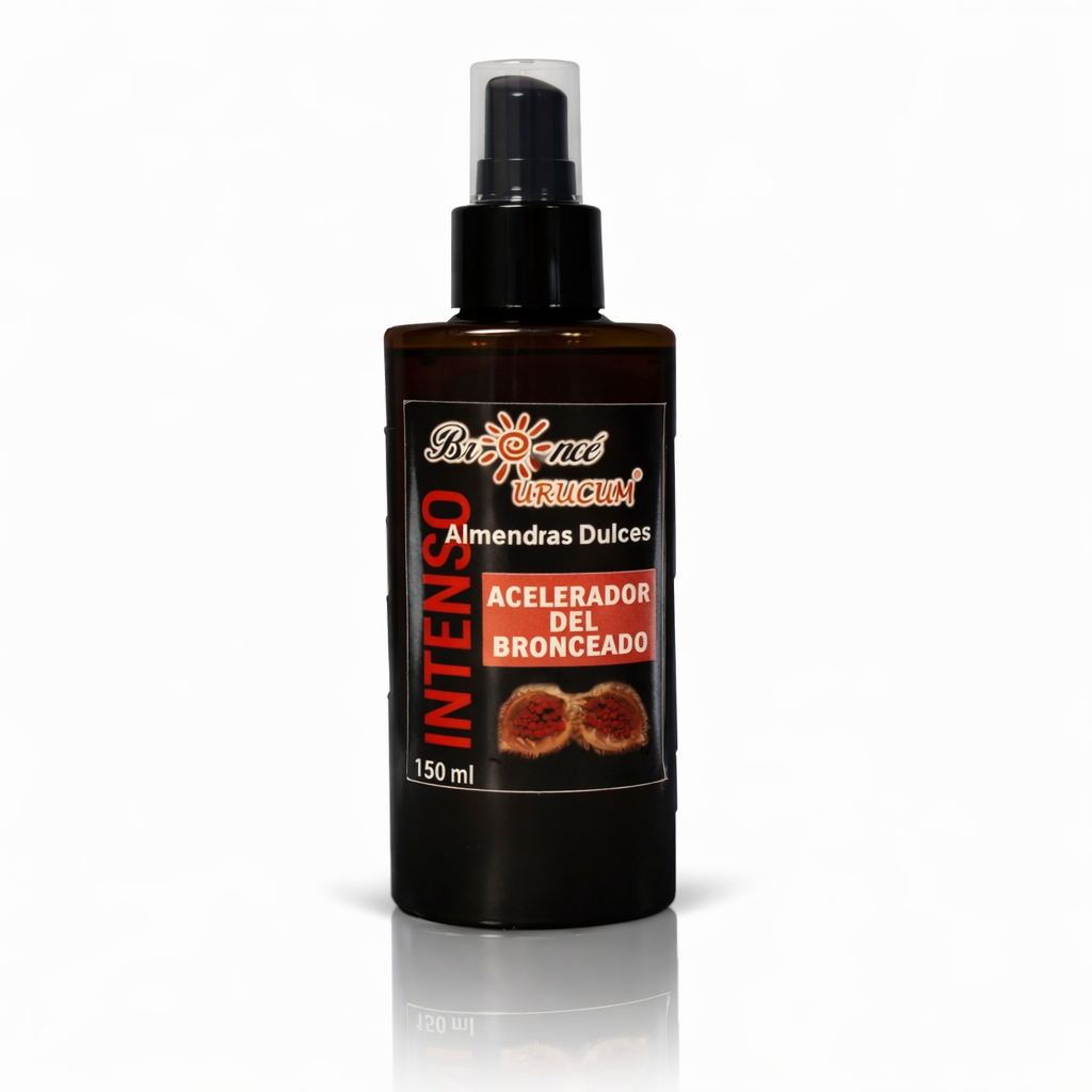 Óleo Bronceador Natural de Almendras Dulces con Urucum 150 ml | Broncé Urucum