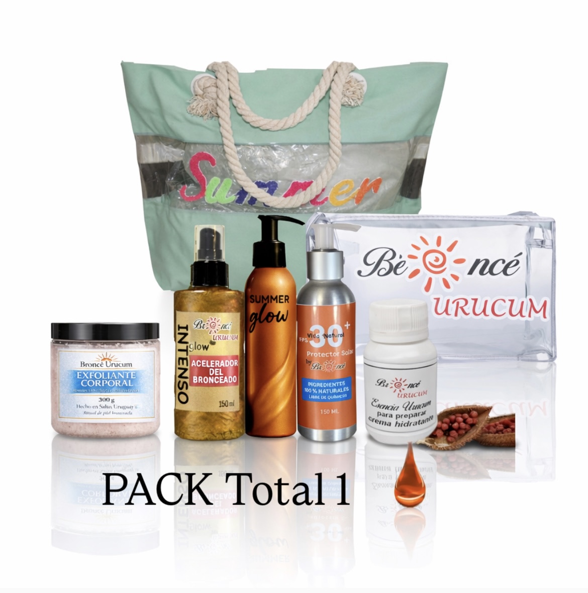 Total Pack Verano – Ritual Completo con Óleo INTENSO Glow y URUCUM