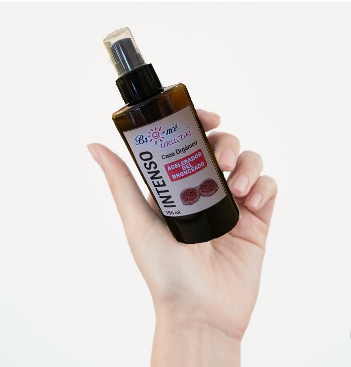 Óleo Bronceador INTENSO Coco Orgánico con Urucum -  Acelerador del Bronceado Natural 150 ml - Imagen 2