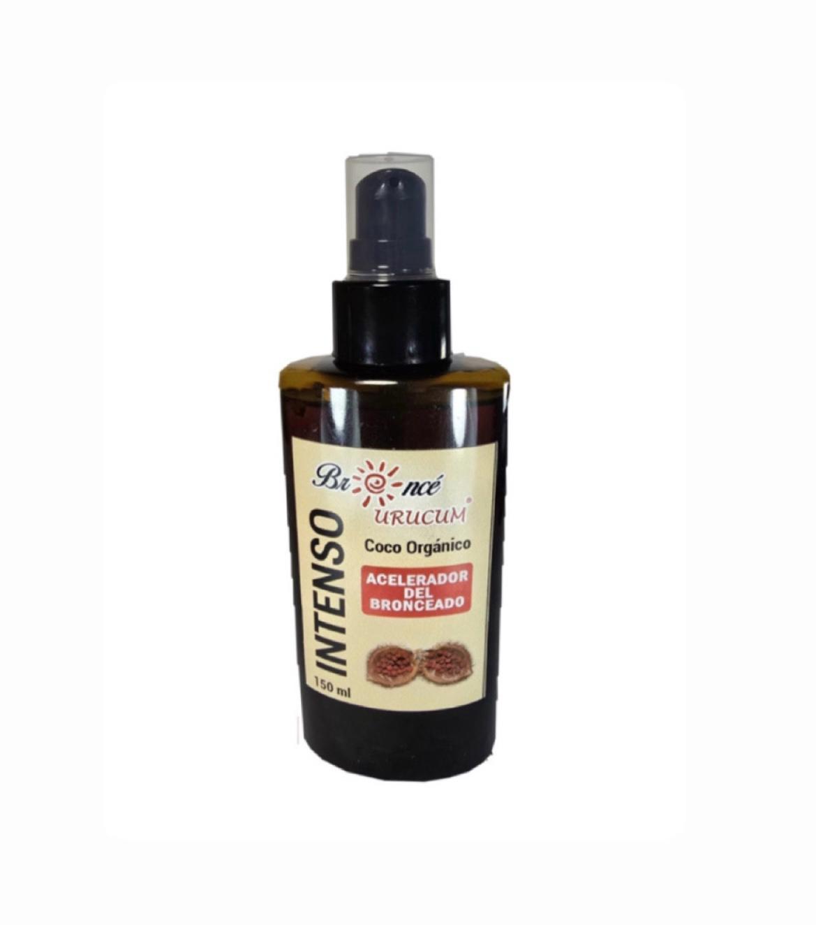 Óleo Bronceador INTENSO Coco Orgánico con Urucum -  Acelerador del Bronceado Natural 150 ml