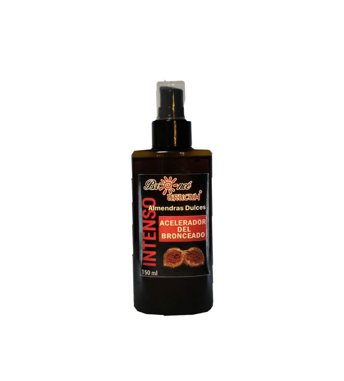 Óleo Bronceador  INTENSO Almendras  Dulces con urucum - Acelerador de Bronceado y Nutrición 150 ml