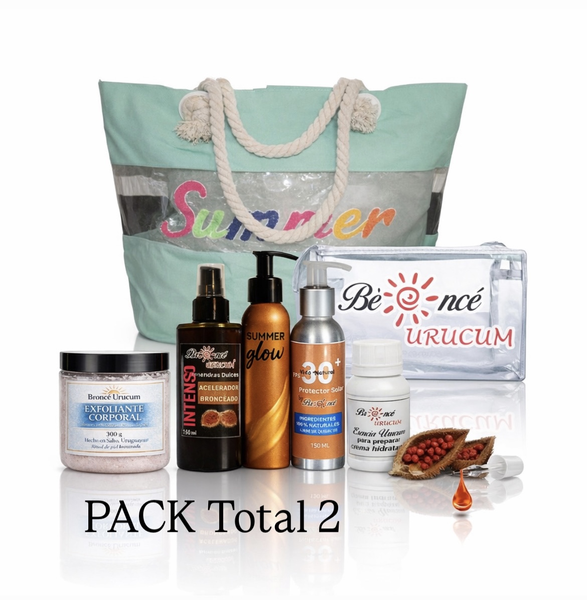Total Pack Verano – Ritual Completo con Óleo INTENSO Almendras Dulces y URUCUM